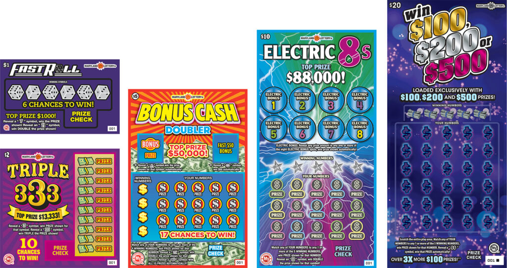 Five scratch-offs