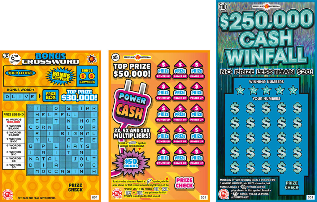 3 scratch-offs